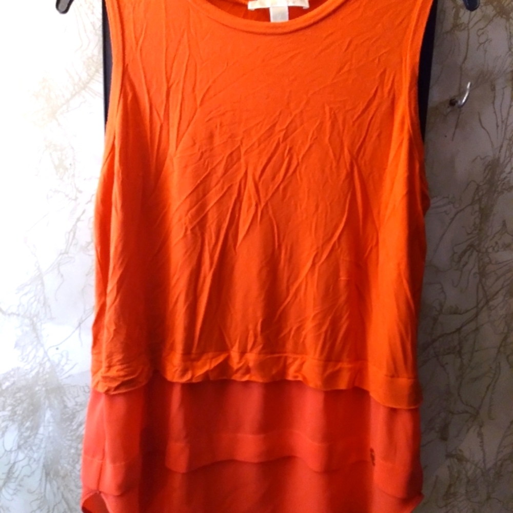 MICHAEL Michael Kors Women's Orange Tank Top